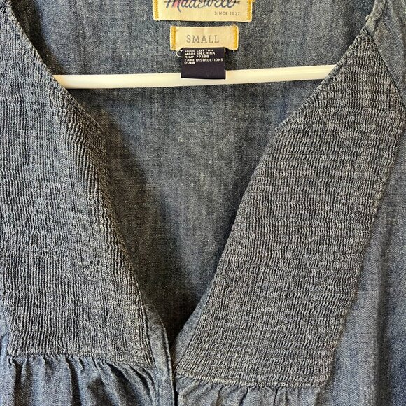 Chambray Tunic Top/Dress by Madewell size small - Picture 3 of 6